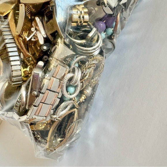 Jewelry Jar Lot Bulk Junk Drawer Vintage Modern Crafting Watch Necklace Ring - Picture 3 of 7